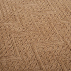 Caramel Chevron Faux Fur & Sherpa Throw Blanket