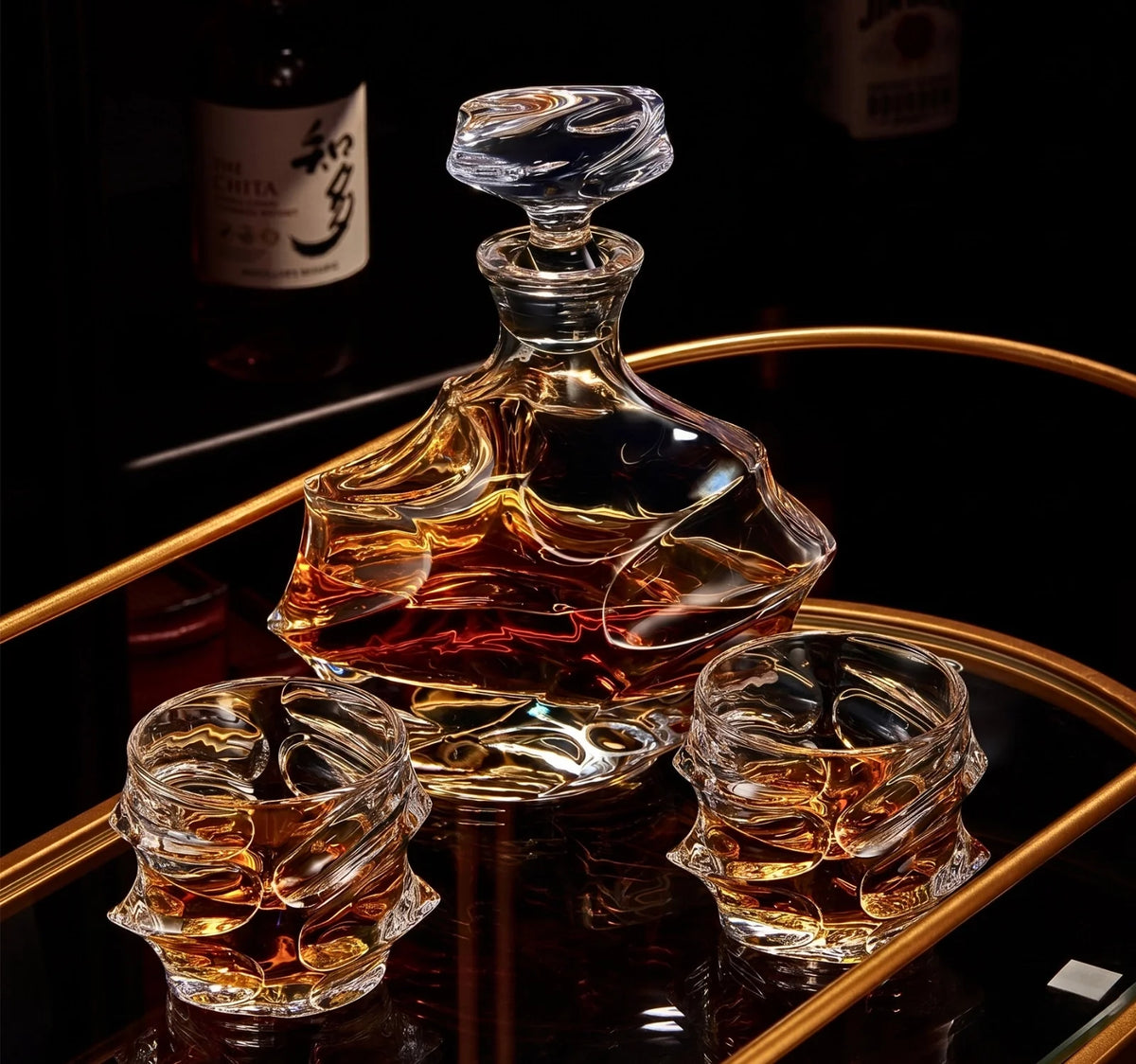 Storm Japanese Crystal Whisky Glass Gift Set