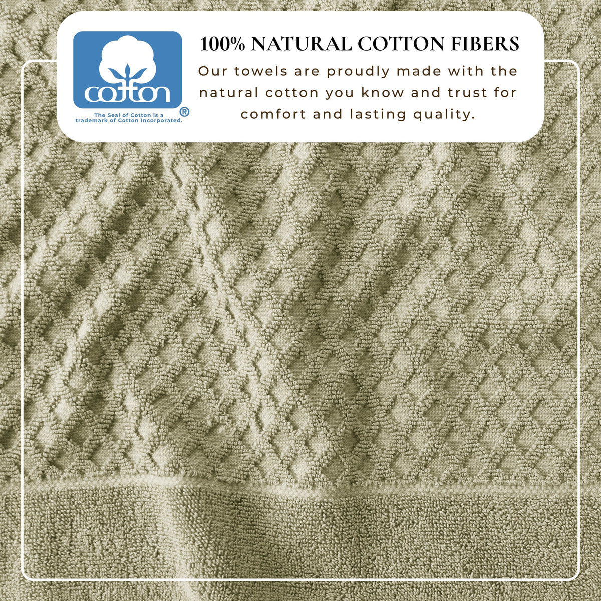 Grayson Cotton Diamond Bath Towel Collection