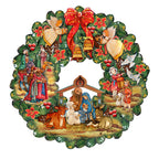 Nativity Christmas Wooden Door Hanger