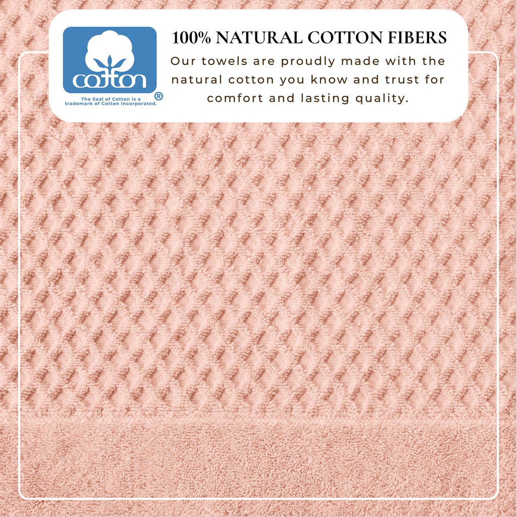 Grayson Cotton Diamond Bath Towel Collection