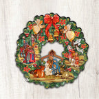 Nativity Christmas Wooden Door Hanger