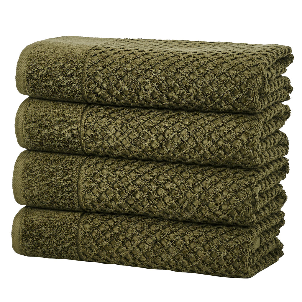 Grayson Cotton Diamond Bath Towel Collection