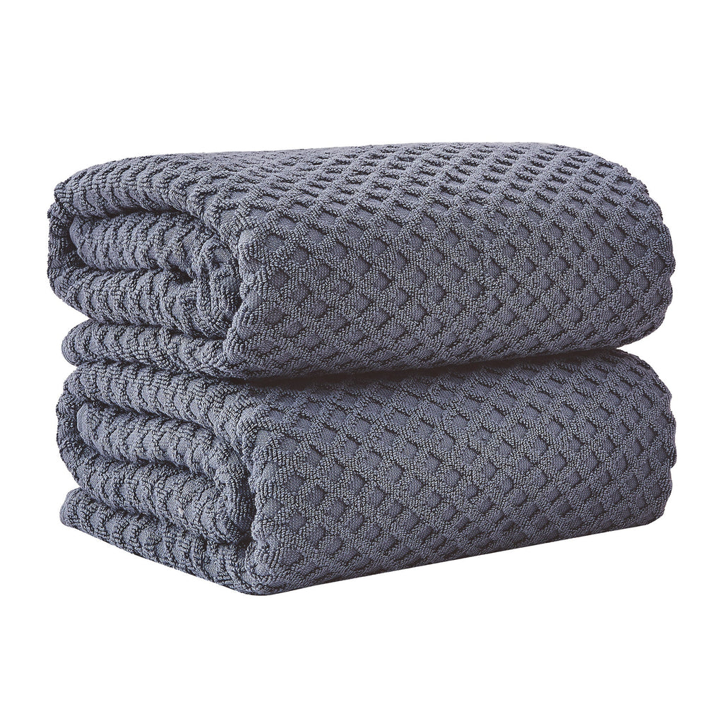 Grayson Cotton Diamond Bath Towel Collection