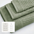 Grayson Cotton Diamond Bath Towel Collection