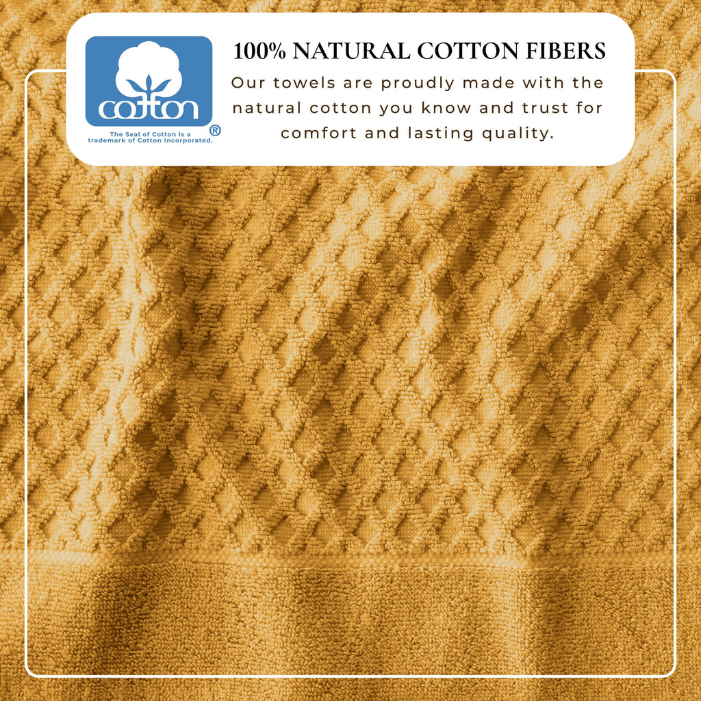 Grayson Cotton Diamond Bath Towel Collection