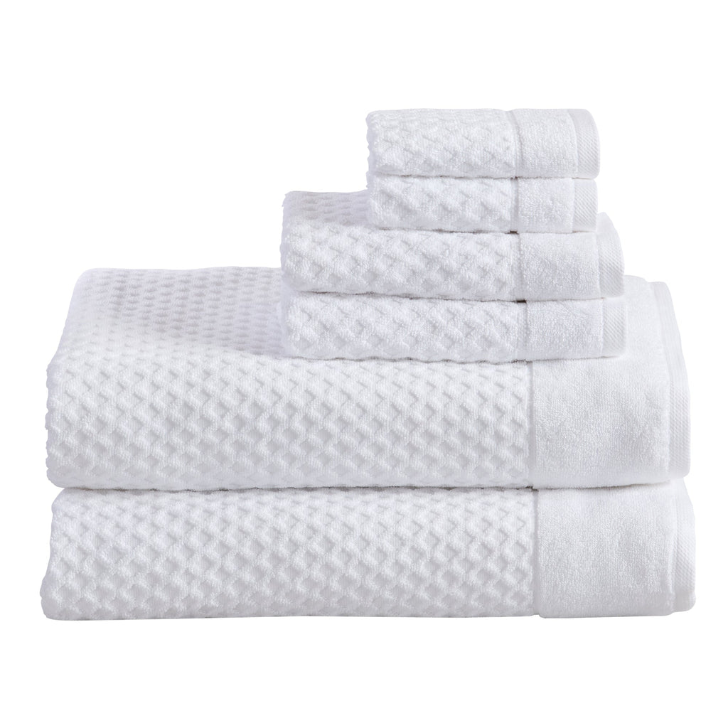 Grayson Cotton Diamond Bath Towel Collection