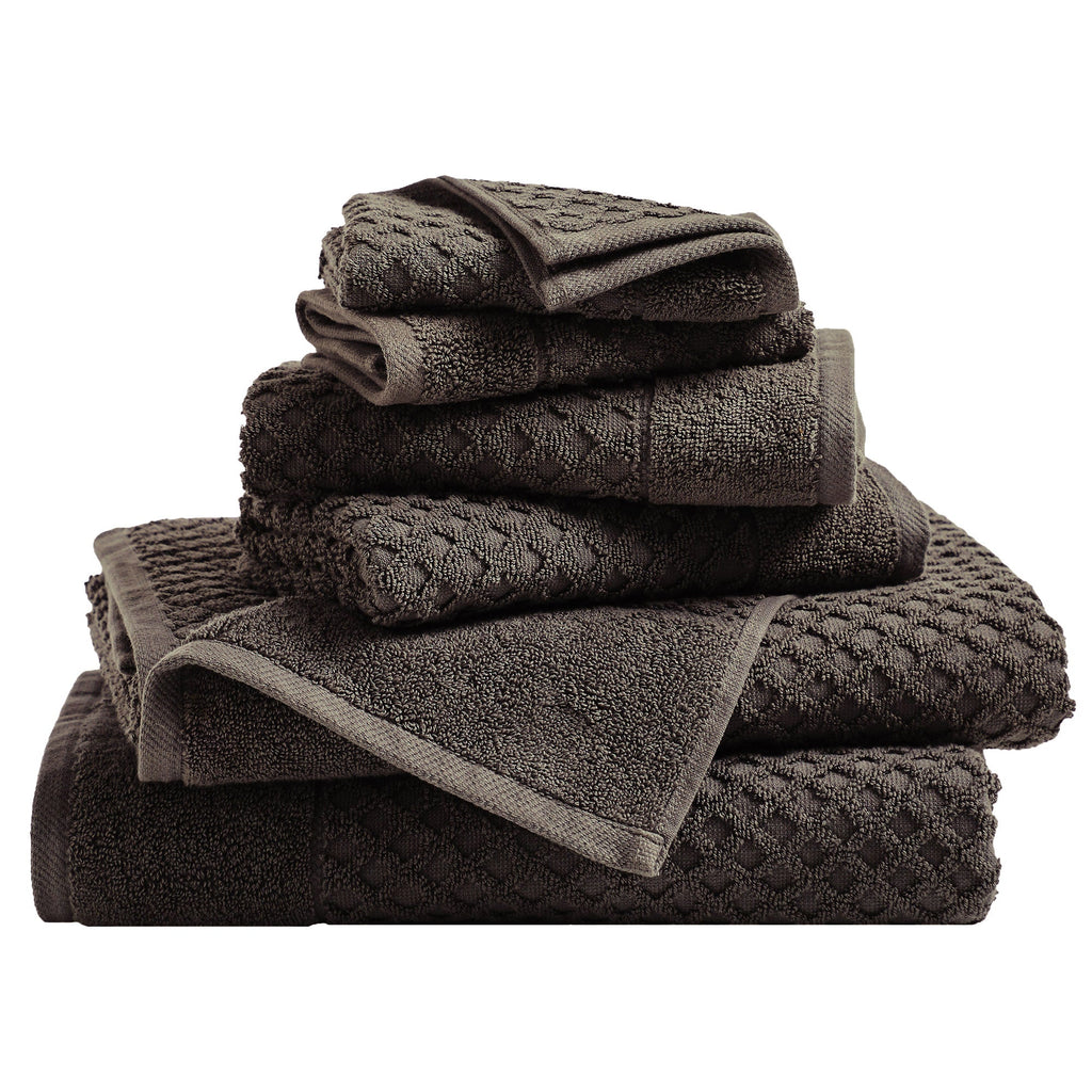 Grayson Cotton Diamond Bath Towel Collection