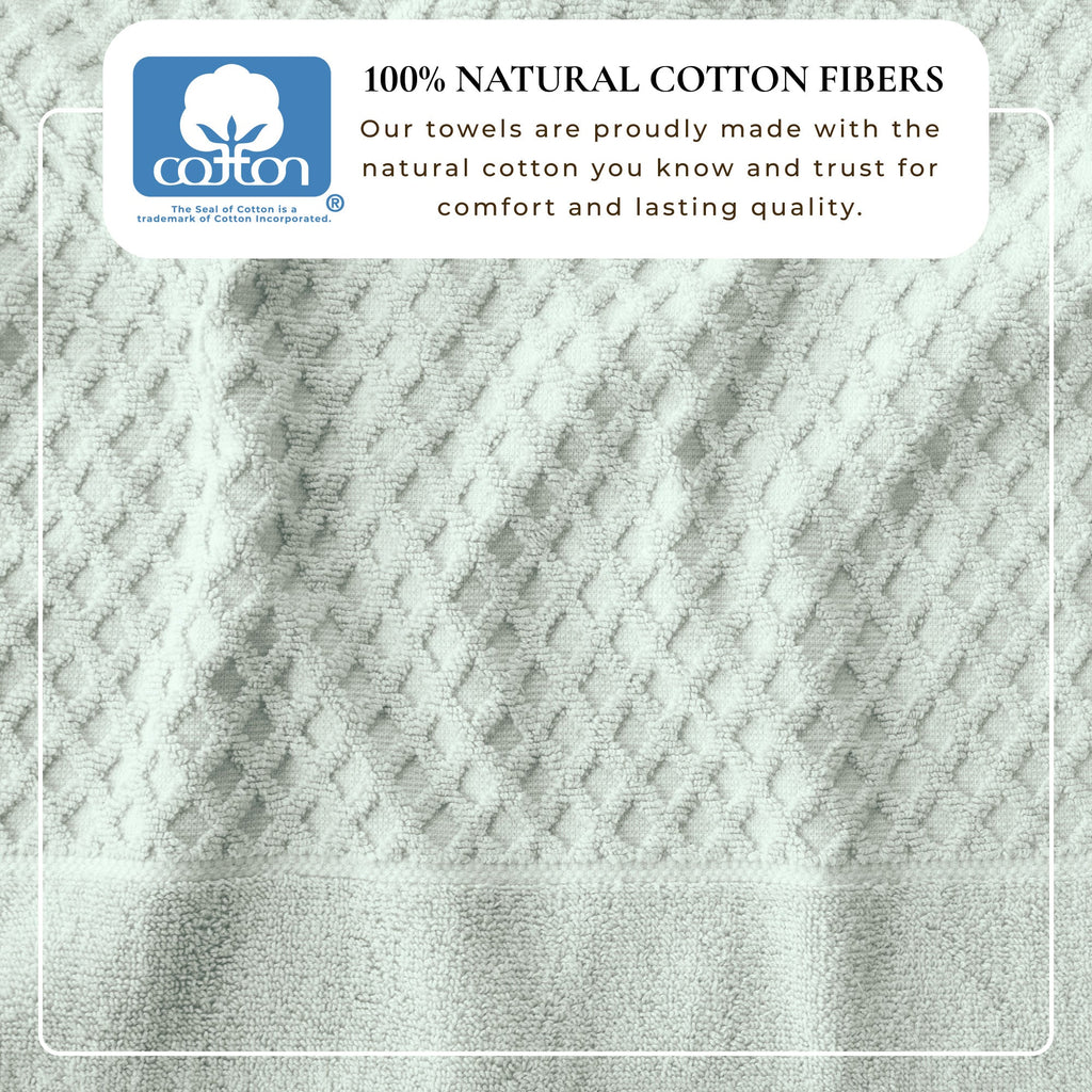 Grayson Cotton Diamond Bath Towel Collection