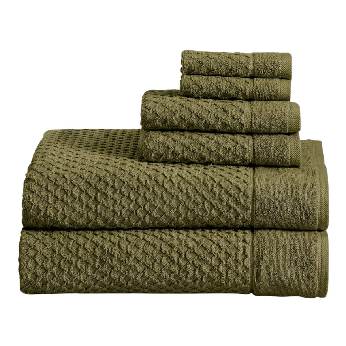 Grayson Cotton Diamond Bath Towel Collection