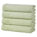 Grayson Cotton Diamond Bath Towel Collection
