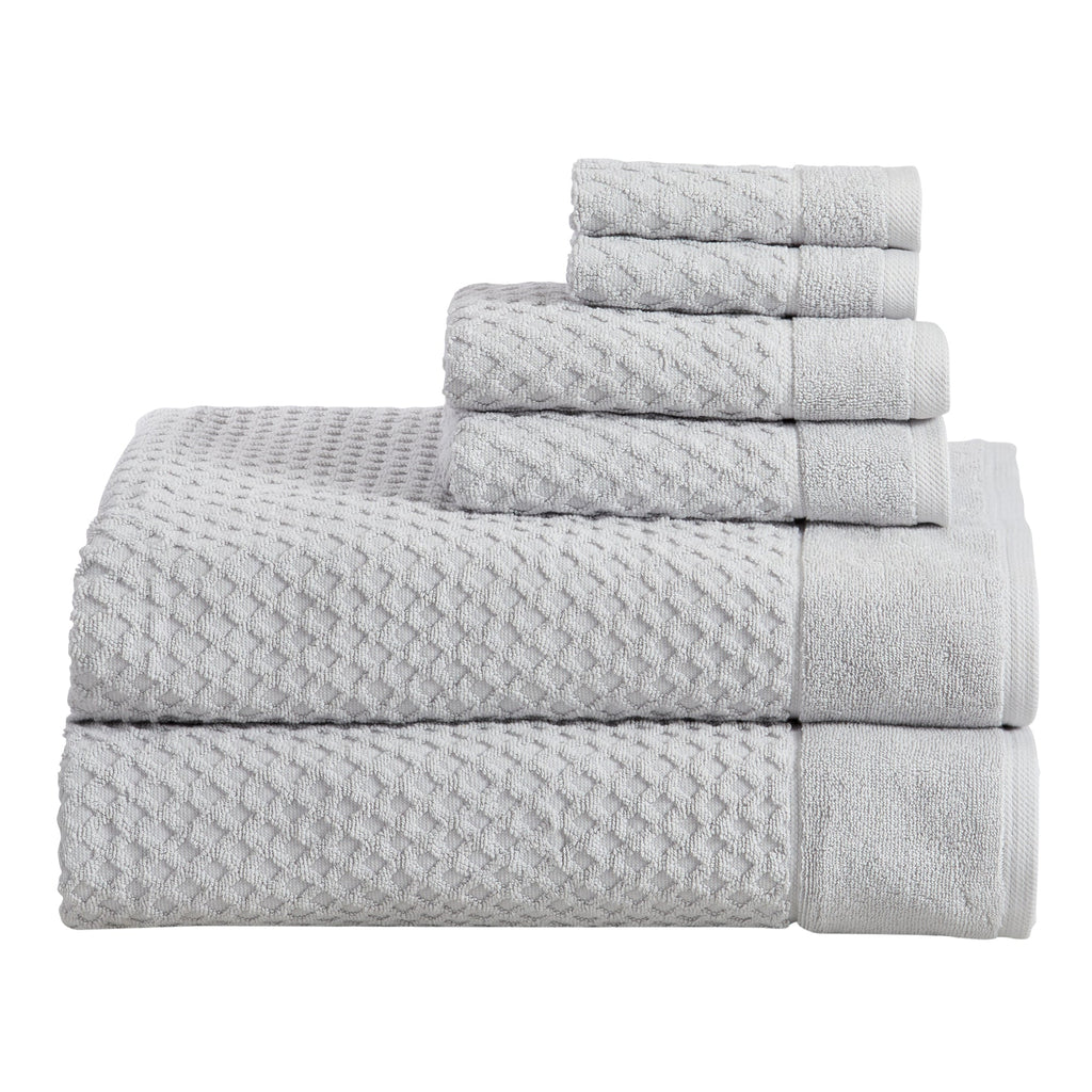 Grayson Cotton Diamond Bath Towel Collection