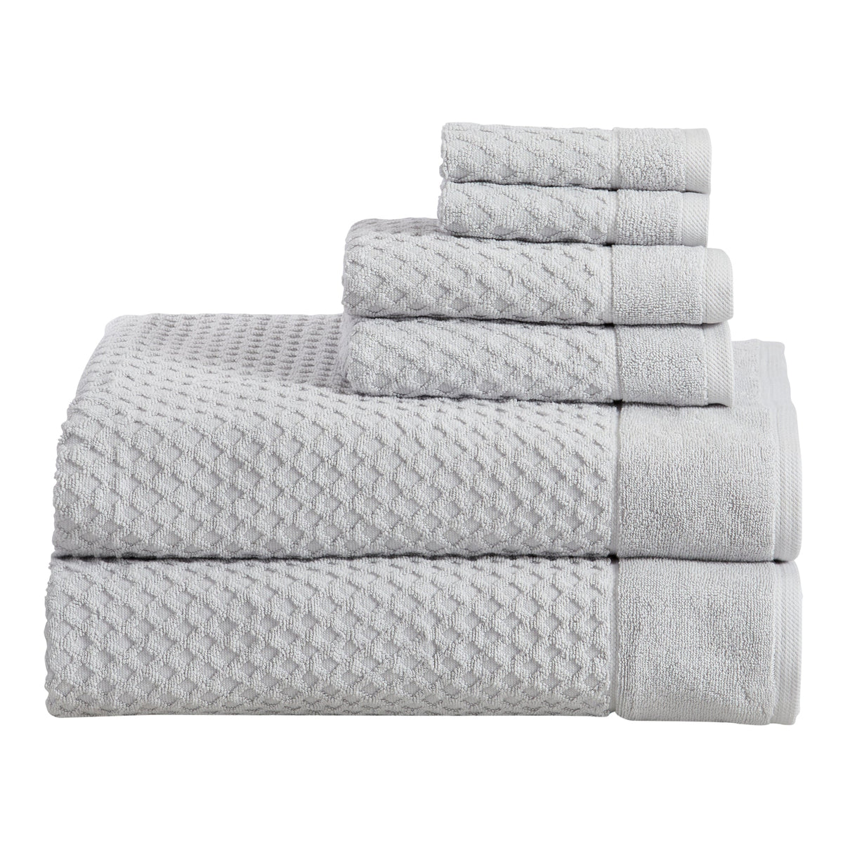 Grayson Cotton Diamond Bath Towel Collection