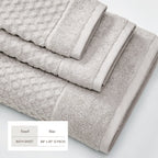 Grayson Cotton Diamond Bath Towel Collection