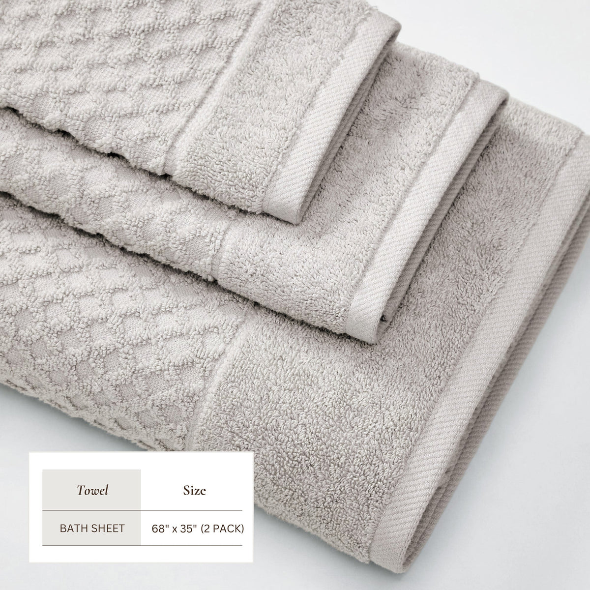 Grayson Cotton Diamond Bath Towel Collection