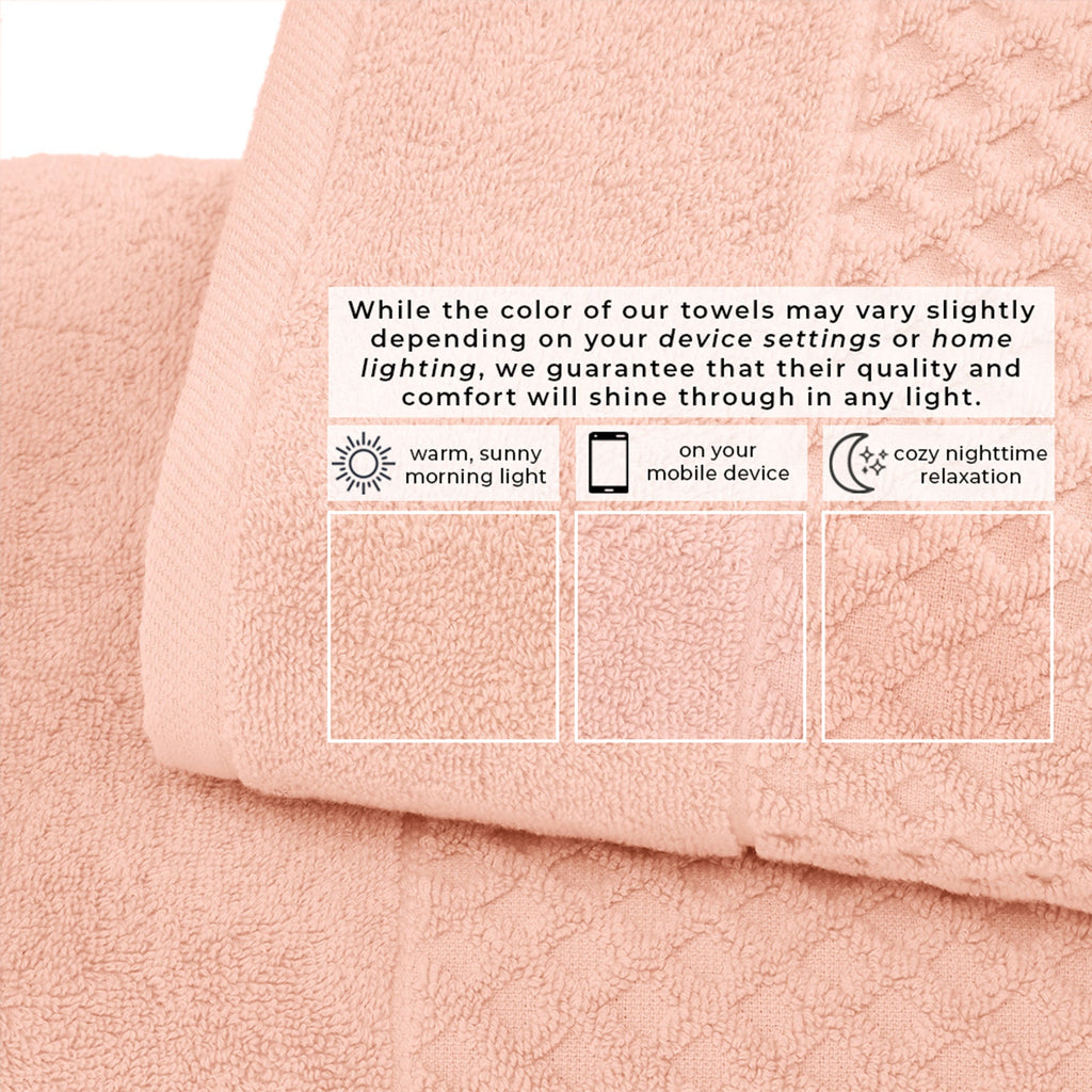 Grayson Cotton Diamond Bath Towel Collection