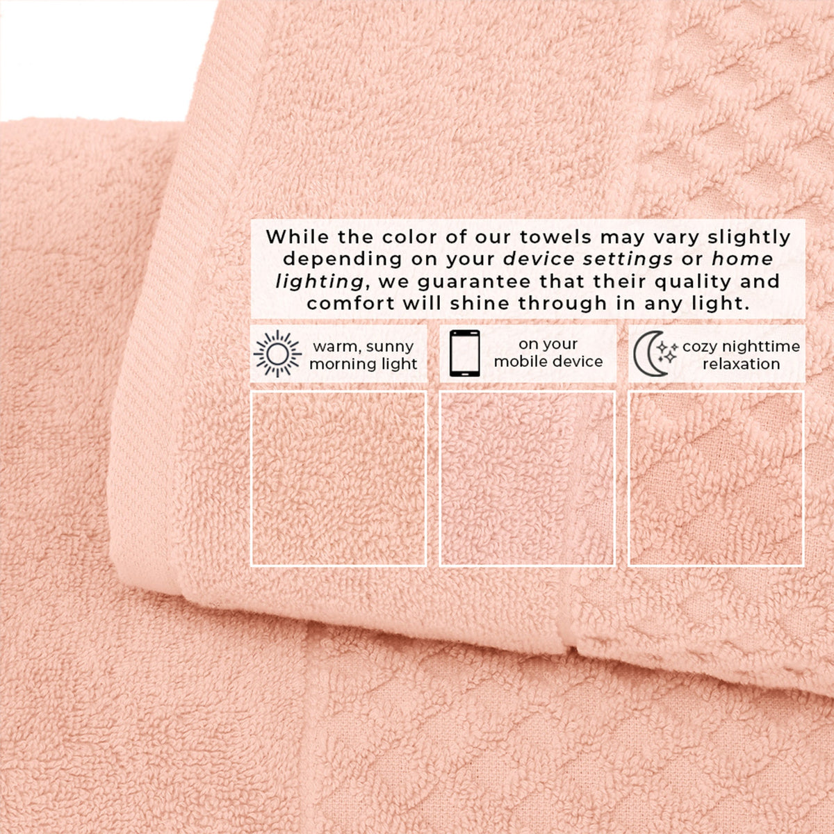 Grayson Cotton Diamond Bath Towel Collection