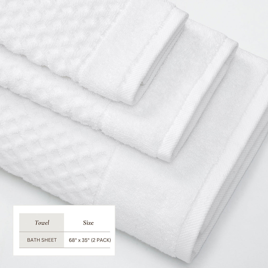 Grayson Cotton Diamond Bath Towel Collection
