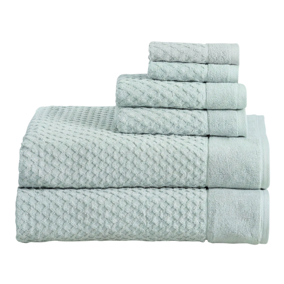 Grayson Cotton Diamond Bath Towel Collection