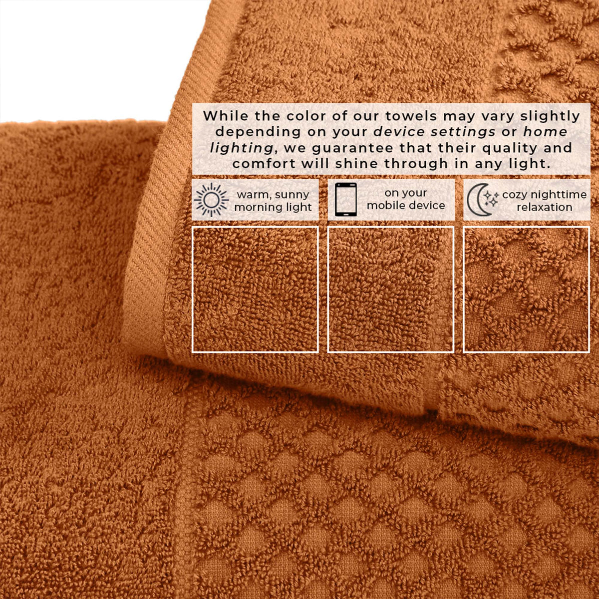 Grayson Cotton Diamond Bath Towel Collection