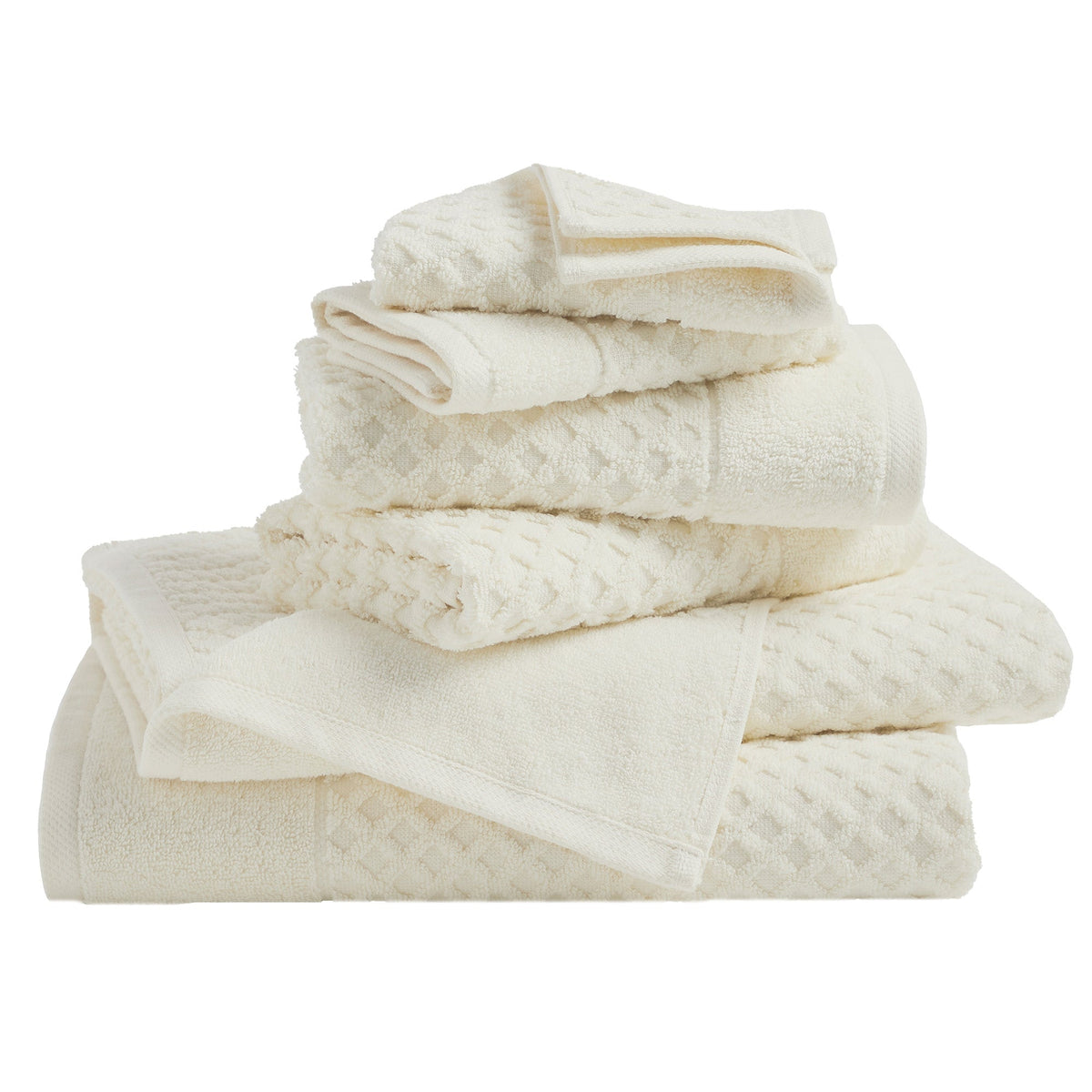 Grayson Cotton Diamond Bath Towel Collection