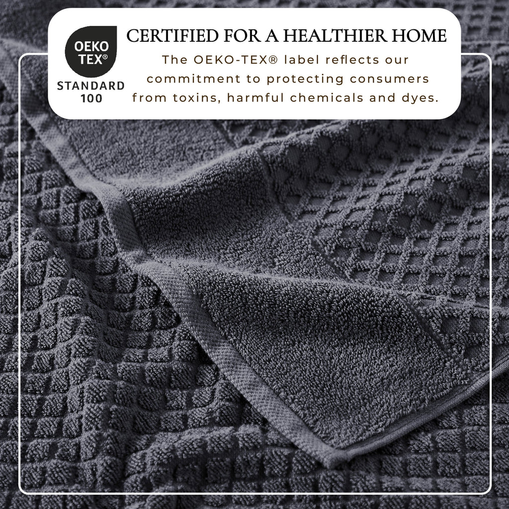 Grayson Cotton Diamond Bath Towel Collection