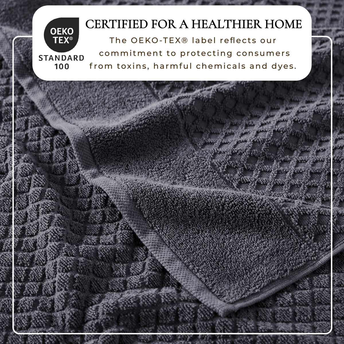 Grayson Cotton Diamond Bath Towel Collection