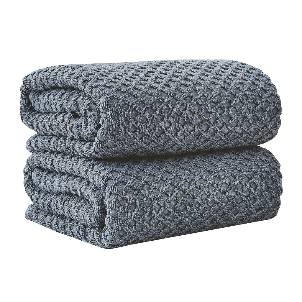 Grayson Cotton Diamond Bath Towel Collection