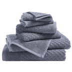 Grayson Cotton Diamond Bath Towel Collection