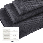 Grayson Cotton Diamond Bath Towel Collection