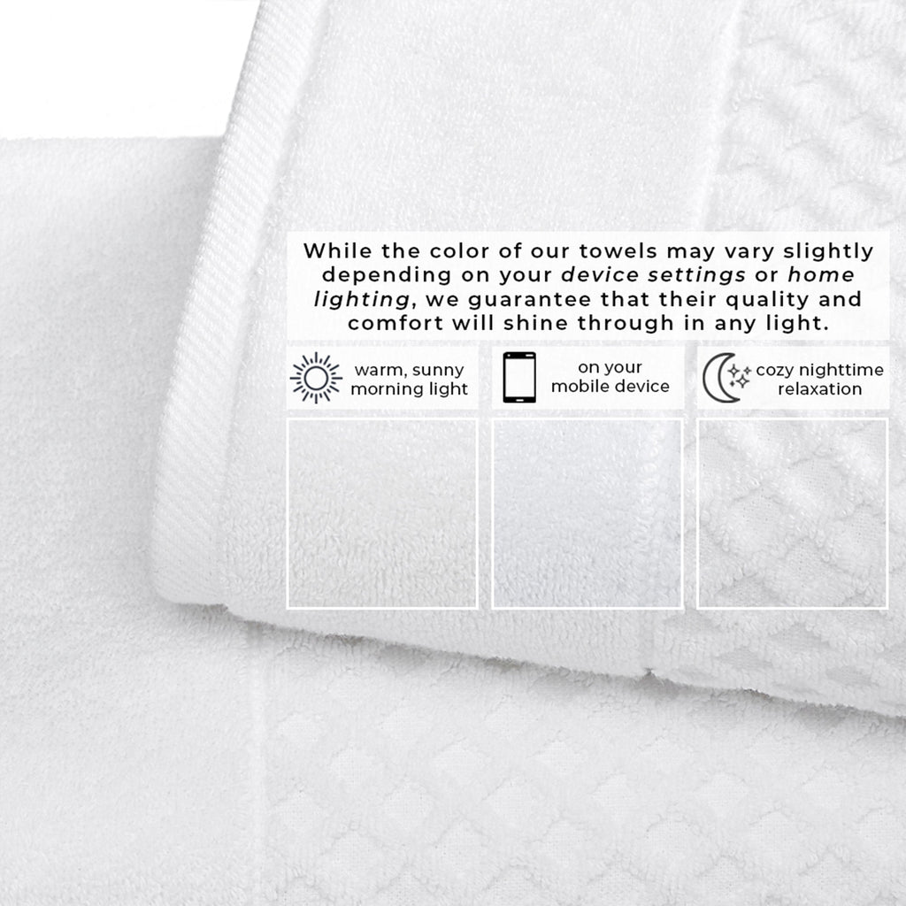 Grayson Cotton Diamond Bath Towel Collection
