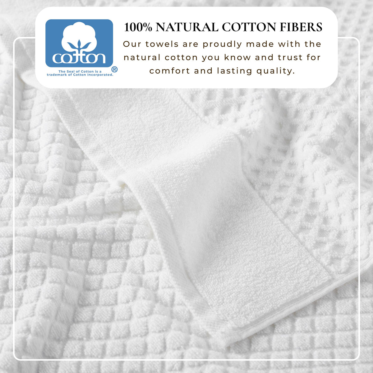 Grayson Cotton Diamond Bath Towel Collection