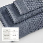 Grayson Cotton Diamond Bath Towel Collection