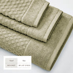 Grayson Cotton Diamond Bath Towel Collection