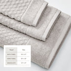 Grayson Cotton Diamond Bath Towel Collection