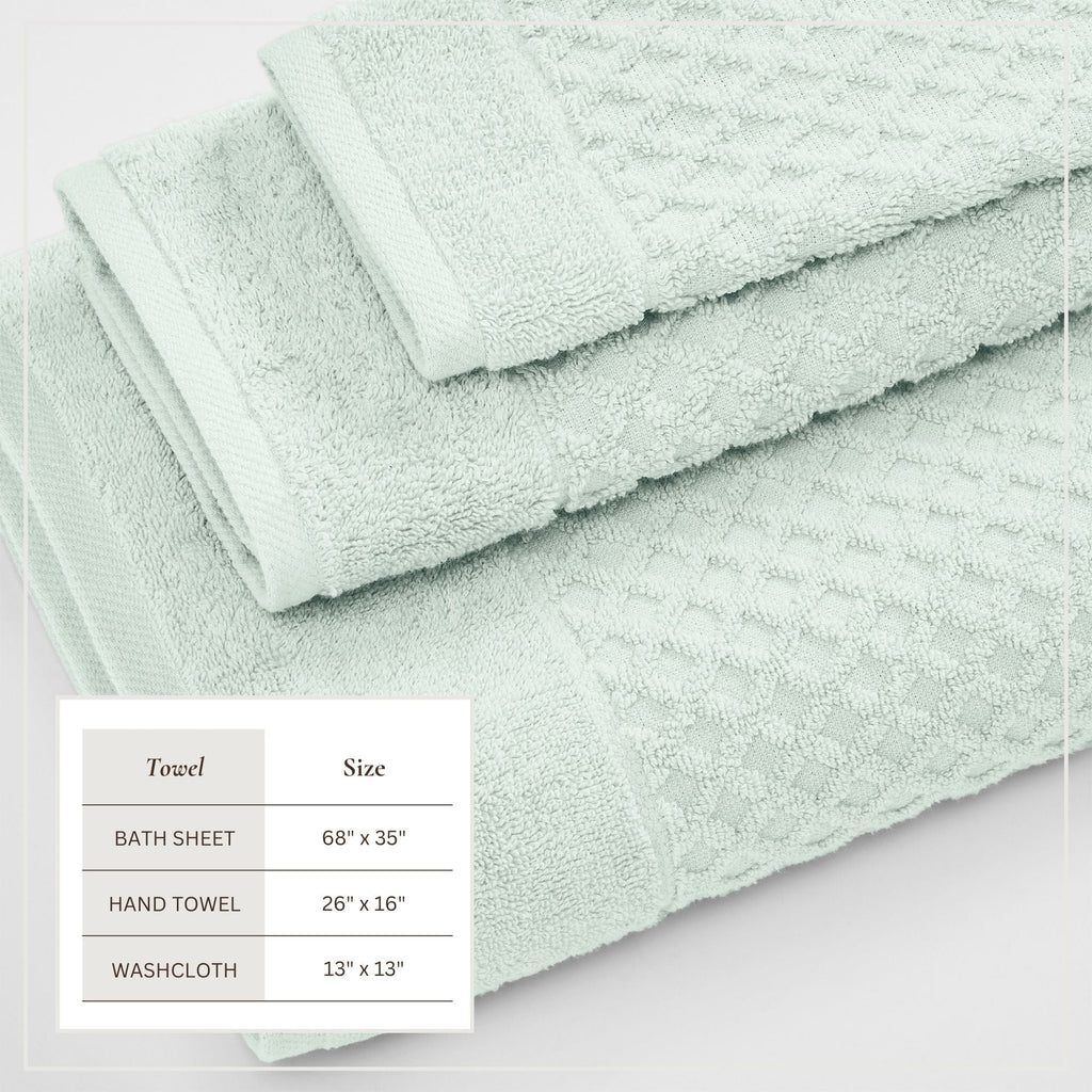 Grayson Cotton Diamond Bath Towel Collection