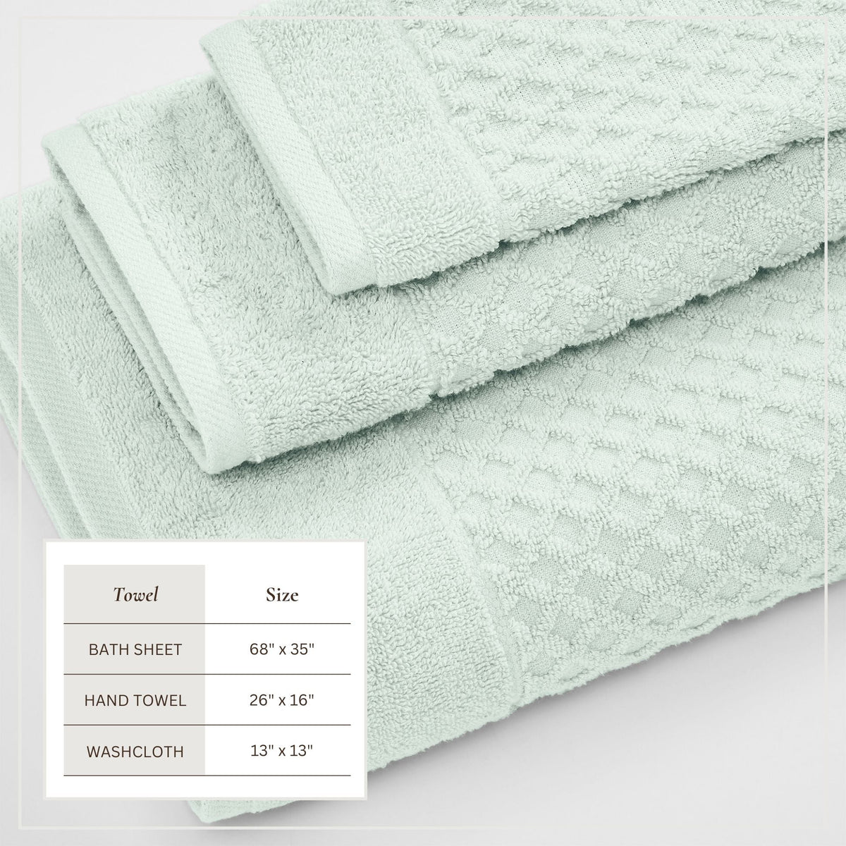 Grayson Cotton Diamond Bath Towel Collection