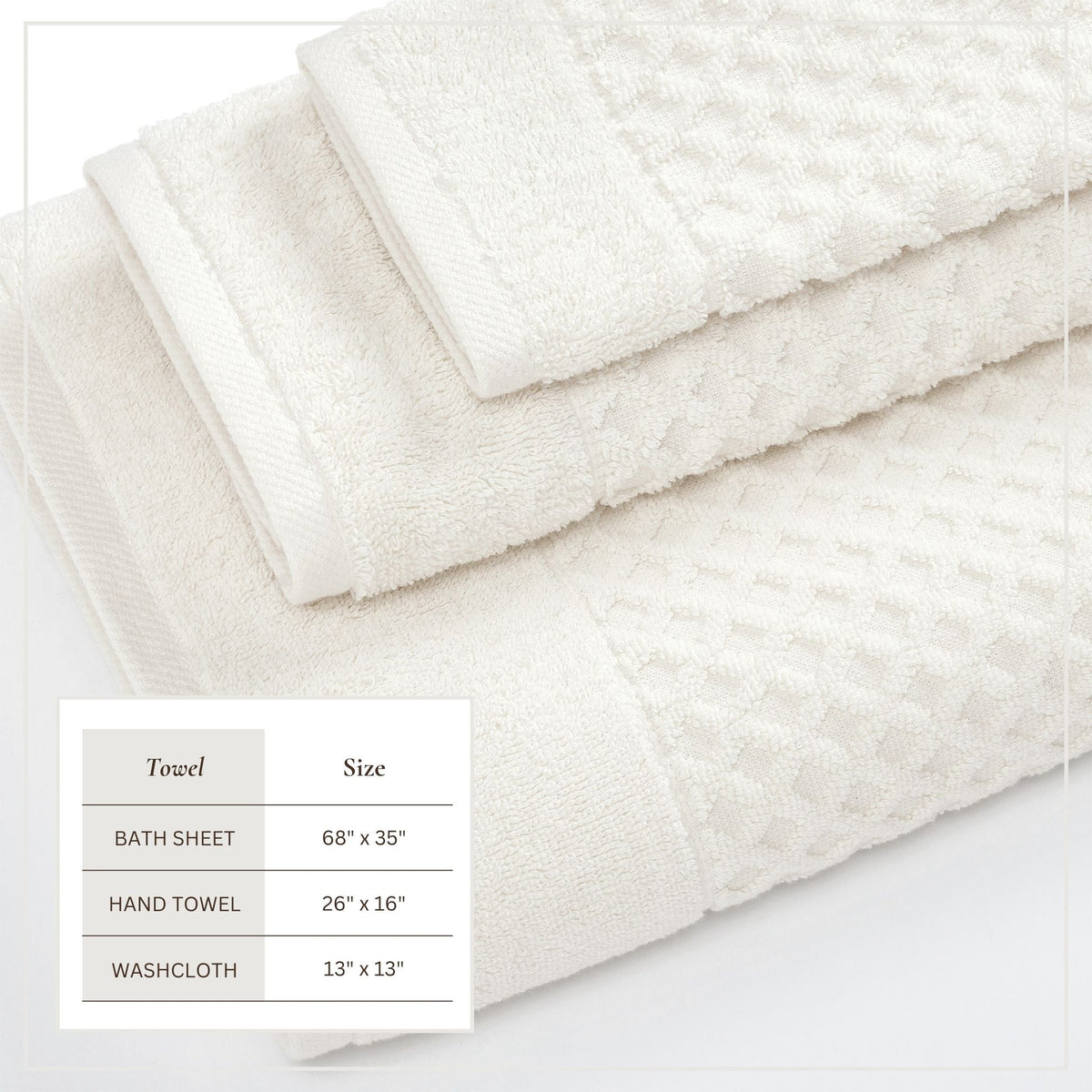 Grayson Cotton Diamond Bath Towel Collection