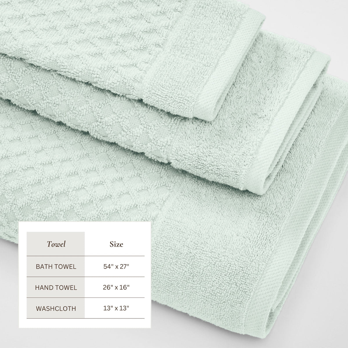 Grayson Cotton Diamond Bath Towel Collection