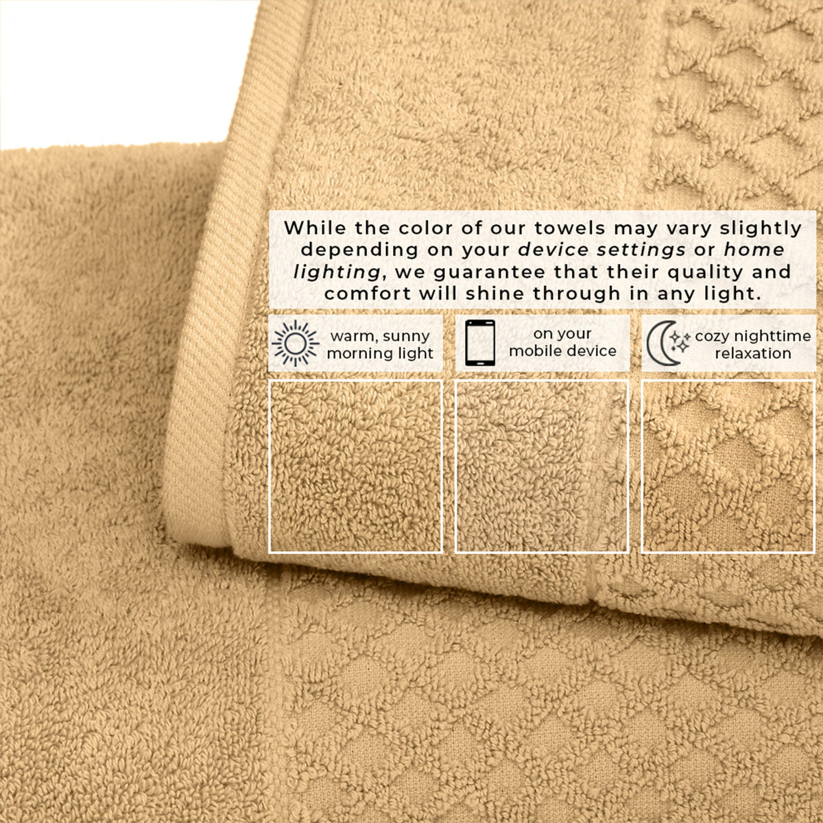 Grayson Cotton Diamond Bath Towel Collection