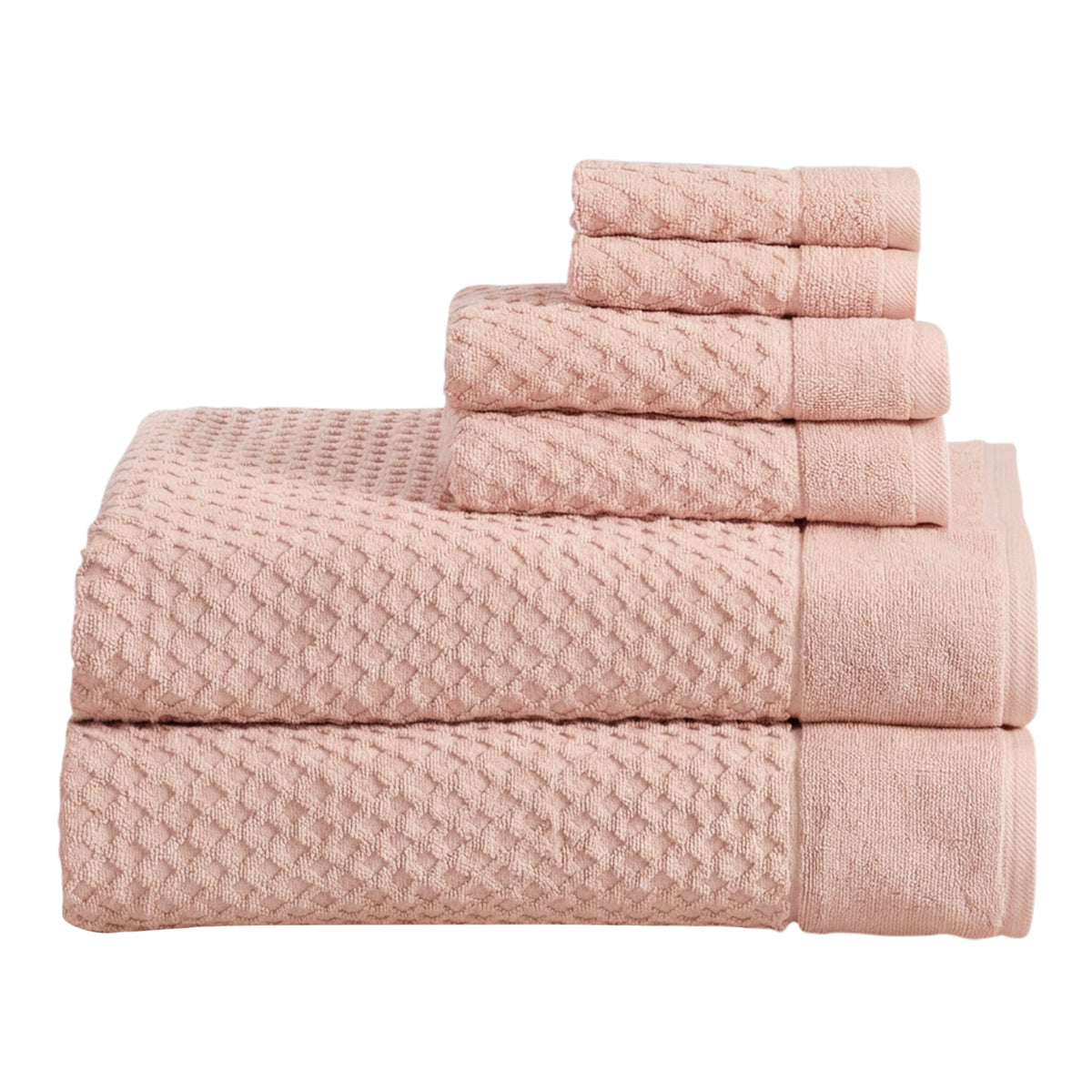 Grayson Cotton Diamond Bath Towel Collection