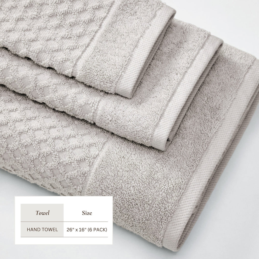 Grayson Cotton Diamond Bath Towel Collection