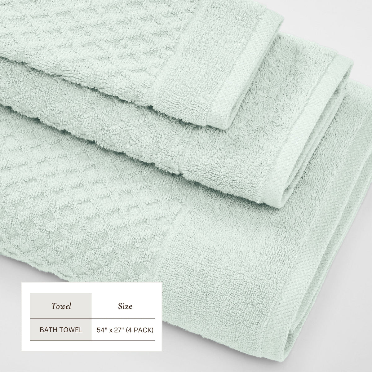 Grayson Cotton Diamond Bath Towel Collection