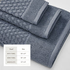 Grayson Cotton Diamond Bath Towel Collection