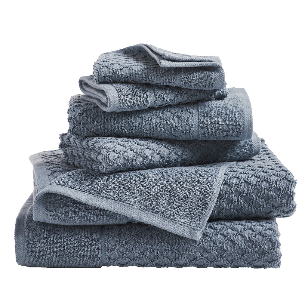 Grayson Cotton Diamond Bath Towel Collection
