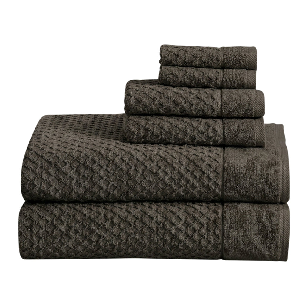 Grayson Cotton Diamond Bath Towel Collection