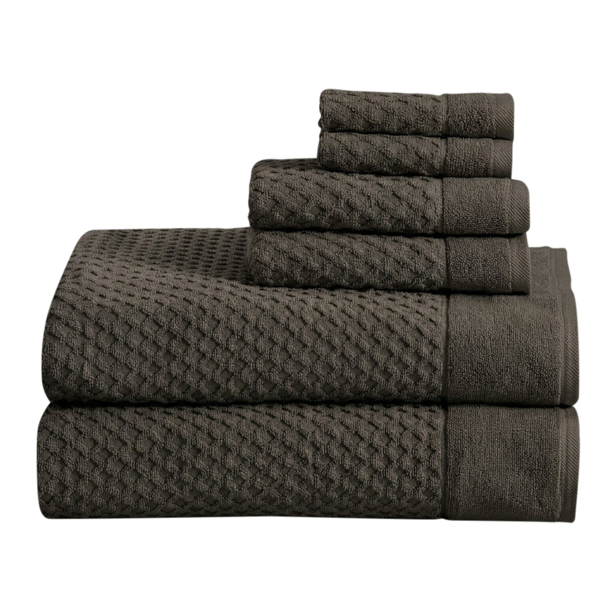 Grayson Cotton Diamond Bath Towel Collection