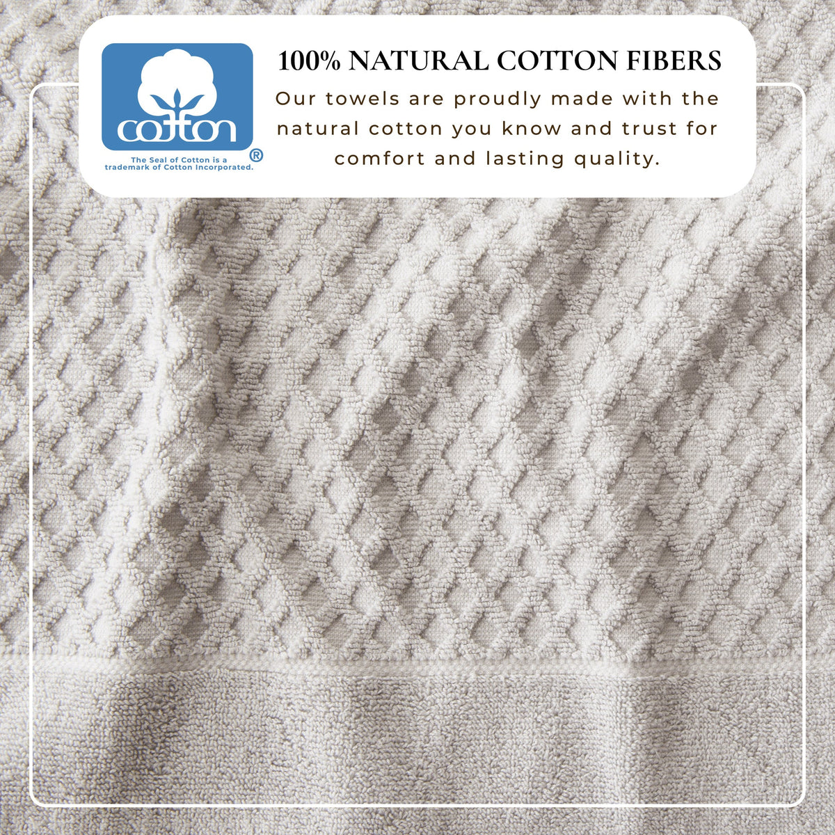 Grayson Cotton Diamond Bath Towel Collection