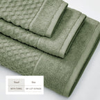 Grayson Cotton Diamond Bath Towel Collection