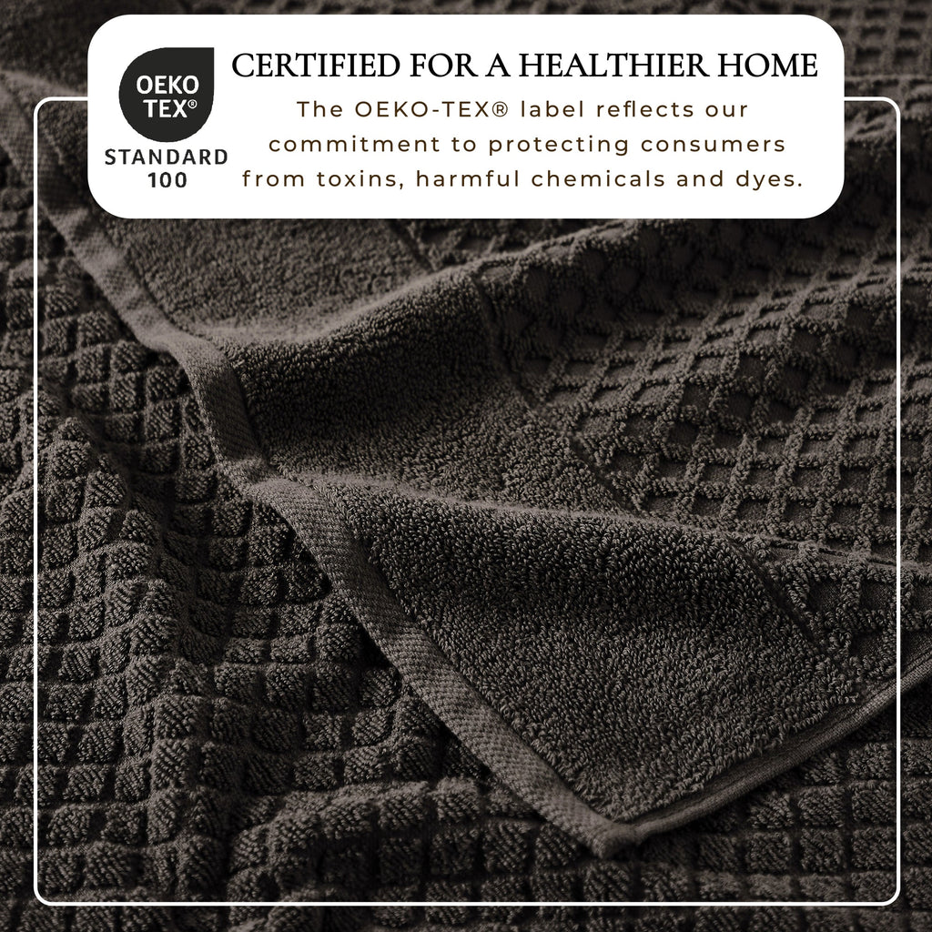 Grayson Cotton Diamond Bath Towel Collection